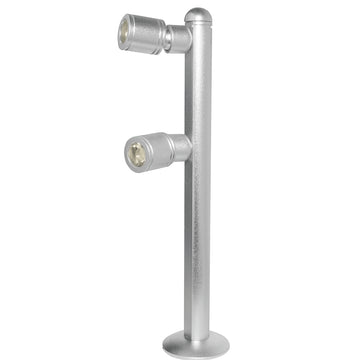 Luminario con dos cabezas móviles para vitrina 2w 35° color de luz neutro (4100K) de 20cm de iLumileds