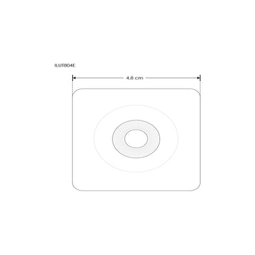 Downlight 3w 35° cuadrado de bajo deslumbramiento neutro cálido (3000K) de iLumileds