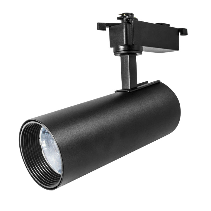 Proyector para riel 12W 35° acabados negro o blanco, luz Neutro Cálido o Neutro 85-265V de iLumileds