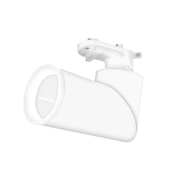 Proyector cilíndrico ajustable para riel eléctrificado, para MR16 GU10 acabado negro o blanco de iLumileds