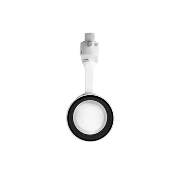 Proyector para riel eléctrificado opción acabado negro o blanco, para MR16 GU10 (no incluido) de iLumileds