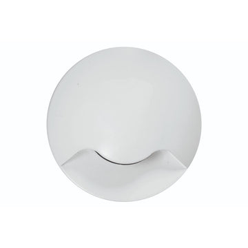 Luminario circular de cortesía una salida de luz para empotrar en muro 2.5W luz cálida (3000K) de iLumileds