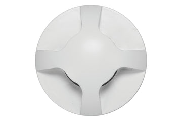 Luminario circular de cortesía cuatro salidas de luz para empotrar en muro 2.5W luz cálida (3000K) de iLumileds