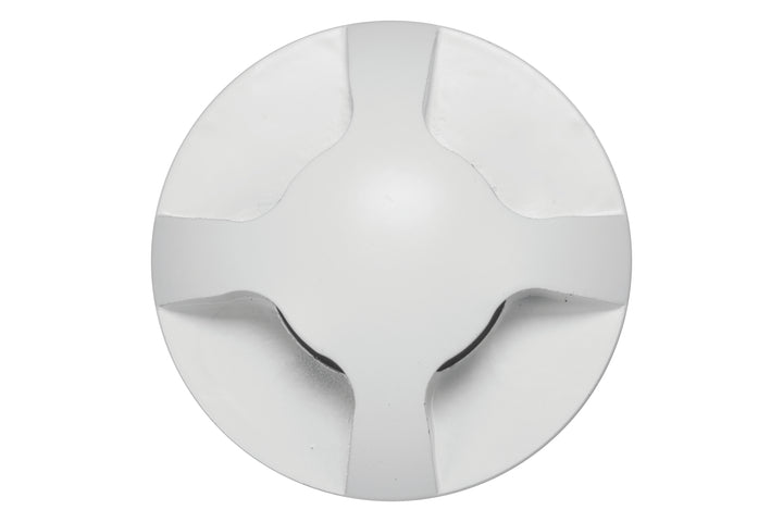 Luminario circular de cortesía cuatro salidas de luz para empotrar en muro 2.5W luz cálida (3000K) de iLumileds