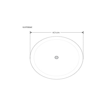Downlight 2.5W óptica 90° color de Luz Neutro Cálido (3000K) 85-265V de iLumileds