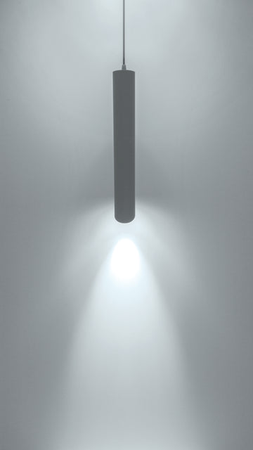 Luminario Hidra tubular 23cm para suspender acabado ext negro / int dorado para lámpara MR16 GU10 (no incluida) de iLumileds