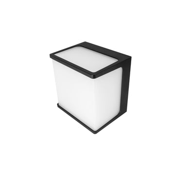 Luminario exterior de muro efecto luz simétrico 8W luz neturo cálido de iLumileds