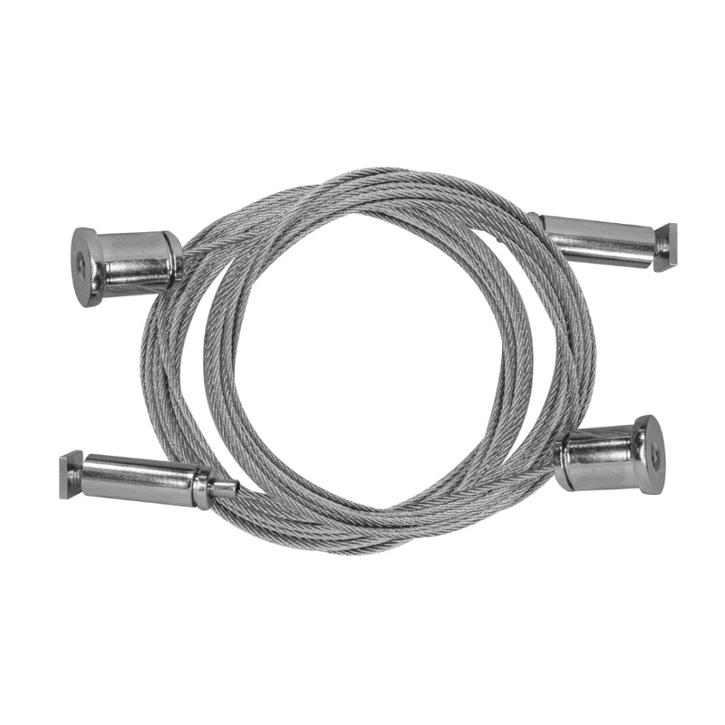 Kit de 2 cables de acero y 4 soportes para perfil de aluminio ILUPA3551UGR, 2m de largo de iLumileds (No se vende individual)