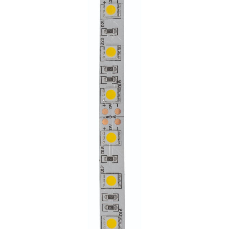 Rollo Tira LED 5050 14.4W/m 12V 5m IRC:90 opciones color de luz para exteriores con cubierta barniz nano al alto vacío con auto adhesivo de iLumileds