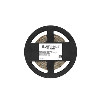 Tira LED para interiores Dim to Warm (de 1800K a 3500K al atenuarse) 24Vcc 21.2W/m 240 chips/m 2216 rollo con 5m de iLumileds