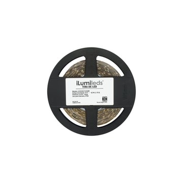Tira LED 8.4W/m 24V con 60 chips/m 2835 rollo 5m opción color de luz Cálido / Neutro / Neutro Frío, con auto adhesivo de iLumileds