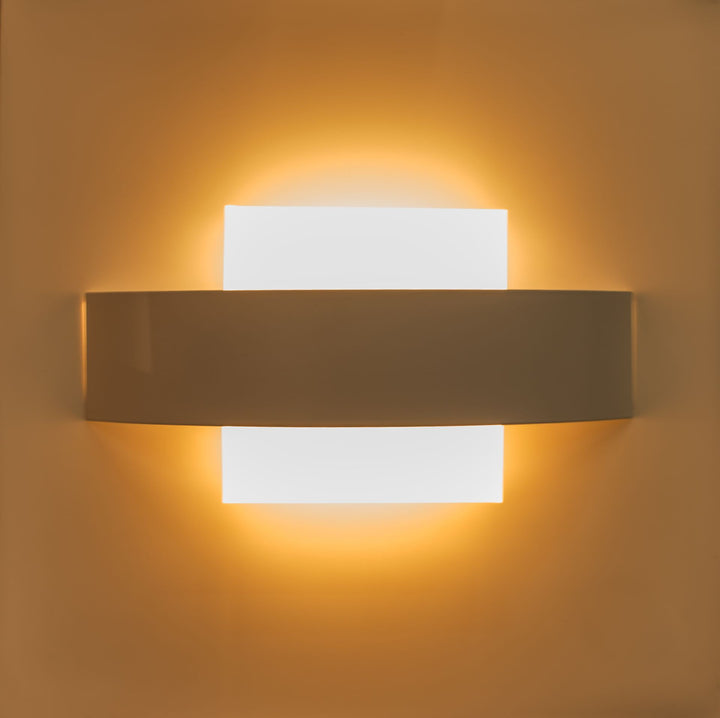 Luminario cuadrado con franja de efecto en negativo 5W luz cálida de iLumileds