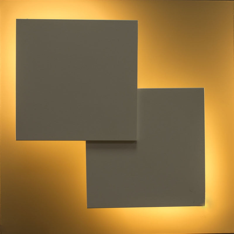 Luminario cuadrados sobrepuestos para muro 6W luz cálida de iLumileds