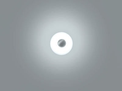 Luminario circular de cortesia LED para empotrar en muro luz perimetral 1W Color de luz blanco cálido (3000K) 100-240V de iLumileds