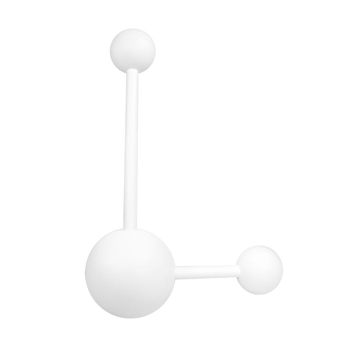 Luminario triple esfera con dos salidas de luz indirecta simétrica para muro 6W 3000K de iLumileds