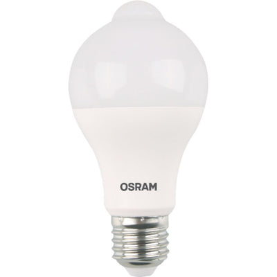 Foco LED 9w con sensor integrado enciende por movimiento y detecta día o noche de Osram