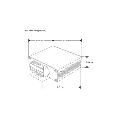 Controlador remoto inalámbrico IR para tira LED RGB cambio de color y escenas programadas hasta 72W/12V cc - 144W/24cc de iLumileds