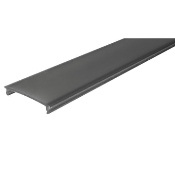 Mica difusa negra traslucida para perfil de aluminio ILUPA3551NUGR, rectangular 2 m (No se vende individual)