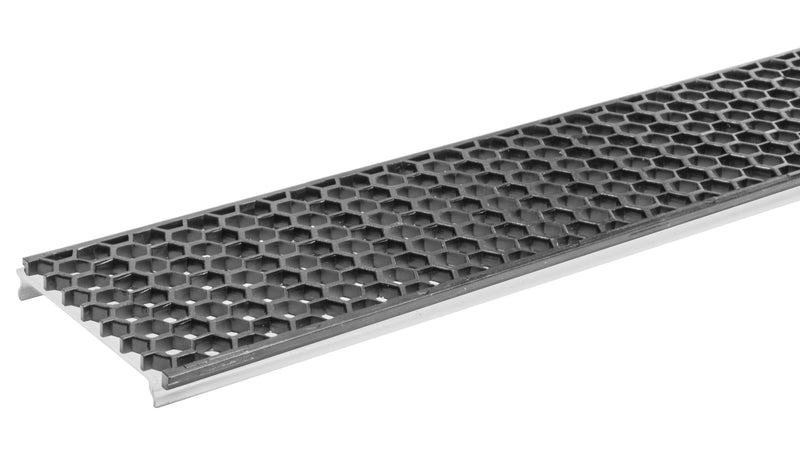 Mica tipo louver honeycomb acabado negro con 10 tramos de 20cm perfil de aluminio ILUPA5175N de iLumileds