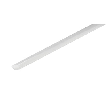Mica de silicón difusa para perfil de aluminio ILUPA1009, rectangular 2m de iLumileds (No se vende individual)