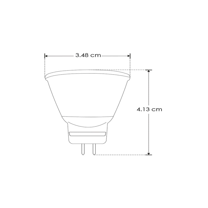 MR11 LED 3W 38° 110-130V opción color de luz cálido / frío marca iLumileds