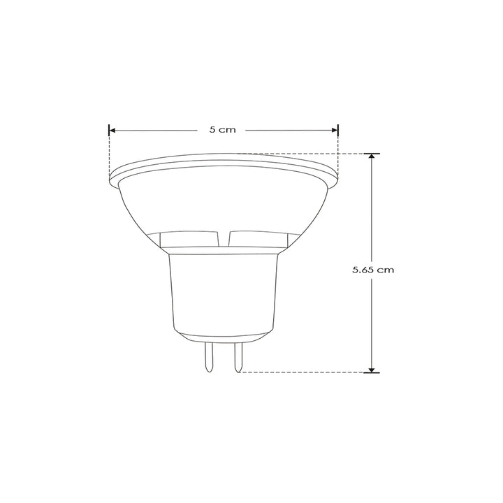 MR16 LED 7W 38° 90-130V base GU5.3 opción color de luz cálido / neutro / frío marca iLumileds