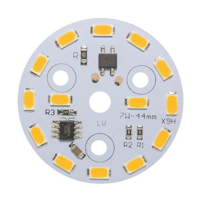 Módulo LED tipo pastilla 7W 130Vca opciones color de luz  Neutro Cálido / Neutro Frío de iLumileds