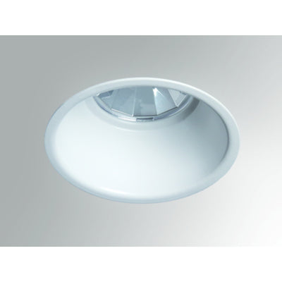 Downlight circular fabricado en aluminio RING THINNER FRAME RD 1300, 11.8w, 28.2°, color de luz neutro cálido, acabado blanco de LAMP