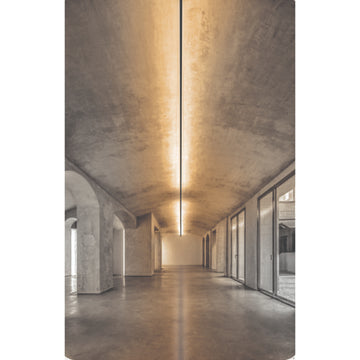 Luminario Skyline con mica difusa de 5m para tensar de muro a muro 14.4w/m, opciones color de luz de iLumileds