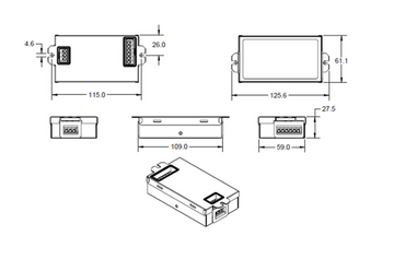 Driver Compacto OPTOTRONIC® OTi40W Programable, 120-277V, 0-10V de eldoLED (antes OSRAM)