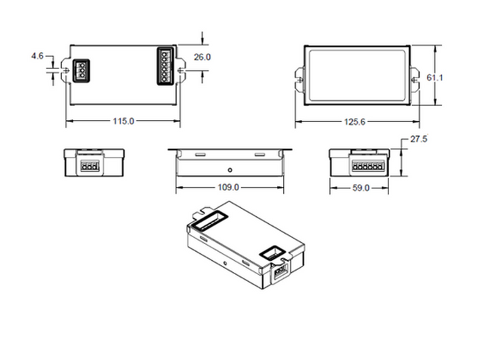 Driver Compacto OPTOTRONIC® OTi40W Programable, 120-277V, 0-10V de eldoLED (antes OSRAM)