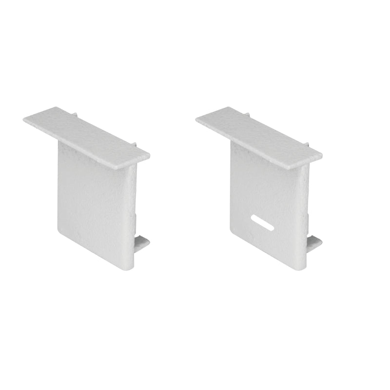 Kit de 2 tapas laterales para perfil de aluminio ILUPA1722UGRC de plástico de iLumileds (No se vende individual)