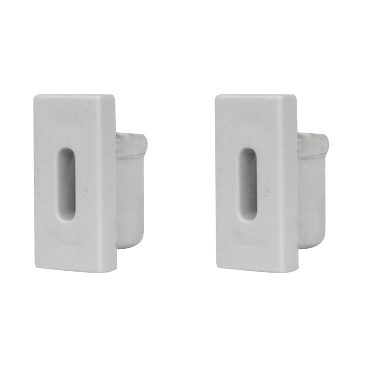 Kit de 2 tapas laterales, para perfil de aluminio ILUPA1005, de plástico de iLumileds (No se vende individual)