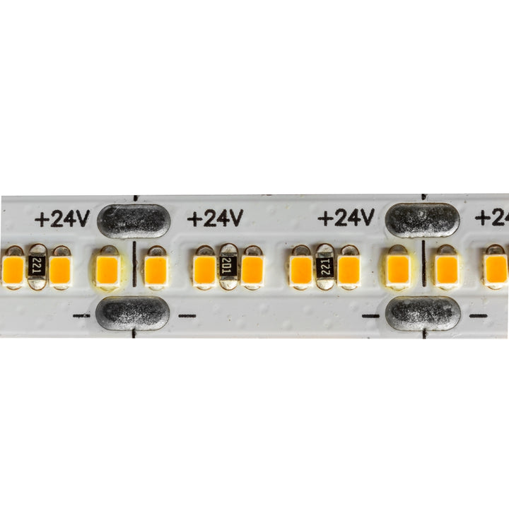 Tira LED UP STRIP PLUS 20W/m 24V con 300 chips/m rollo de 5m opciones color de luz con adhesivo de AURO Lighting