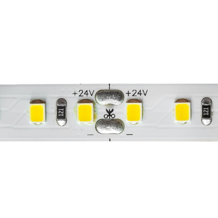 Tira LED UP STRIP 12.8W/m 24V con 120 chips/m rollo de 5m opciones color de luz con adhesivo de AURO Lighting