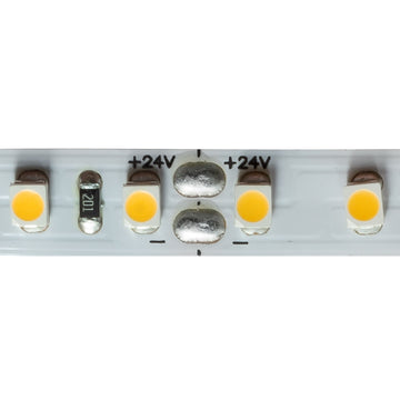 Tira LED AVANT 9.6W/m 24V con 120 chips/m rollo de 5m opciones color de luz con adhesivo de AURO Lighting