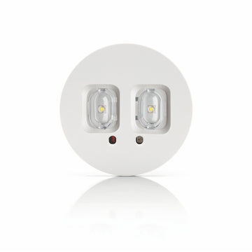 Luminario de emergencia Via R para empotrar uso exterior acabado blanco, opciones de Flujo (lm) y Autonomía (Hr) de Normalux