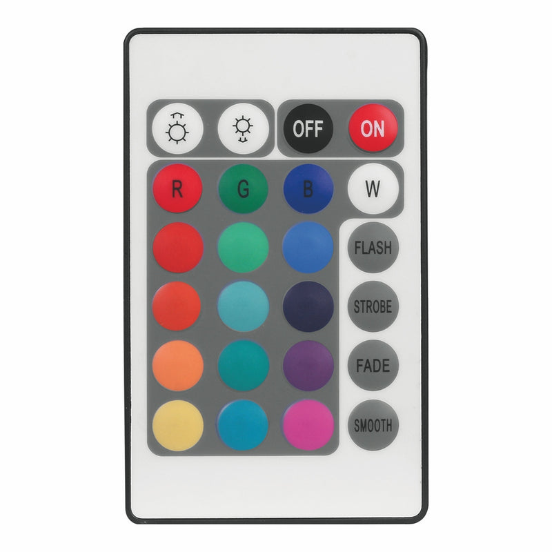 Controlador remoto inalámbrico IR para tira LED RGB cambio de color y escenas programadas hasta 60W 12-24V cc de iLumileds