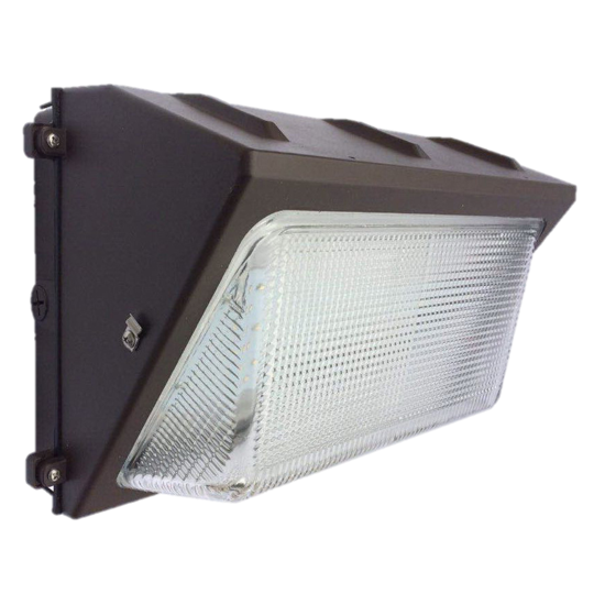 WallPack LED 100W con fotocontrol mini luz neutra fría (5000K) 120-277V de Lumiance