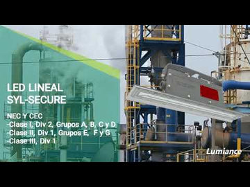Luminario Área Clasificada LED Lineal SYL-SECURE 80W 5000K de Lumiance