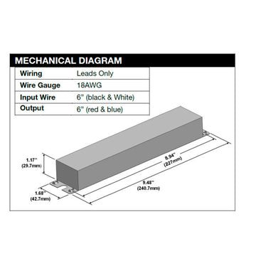 Driver OPTOTRONIC® 60w 12V 100-277V OTI60W/12V/UNV marca eldoLED (antes Osram)
