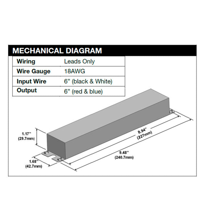 Driver OPTOTRONIC® 60w 12V 100-277V OTI60W/12V/UNV marca eldoLED (antes Osram)