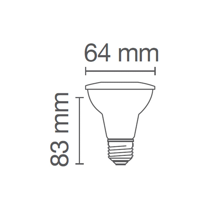 PAR 20 LED SUPERSTAR 5.5W Atenuable 2700K 25° marca Ledvance