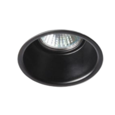 Downlight de alto confort visual fabricado de aluminio RING THINNER FRAME RD para lámpara MR16, acabados negro o blanco mate de LAMP