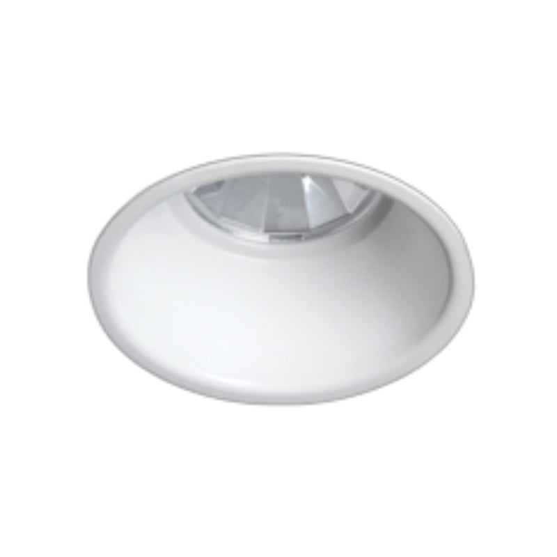 Downlight circular fabricado en aluminio RING THINNER FRAME RD 1300, 11.8w, 28.2°, color de luz neutro cálido, acabado blanco de LAMP
